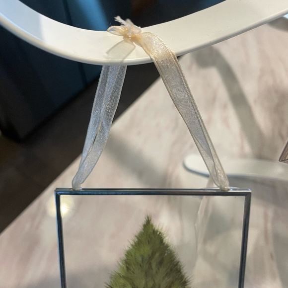 SET OF 2 KIRKLANDS GLASS TREE XMAS ORNAMENTS NWT - Picture 7 of 12